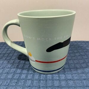 Curler's Curling Coffee Mug Sports Don't Mock the Rock Grey Mint